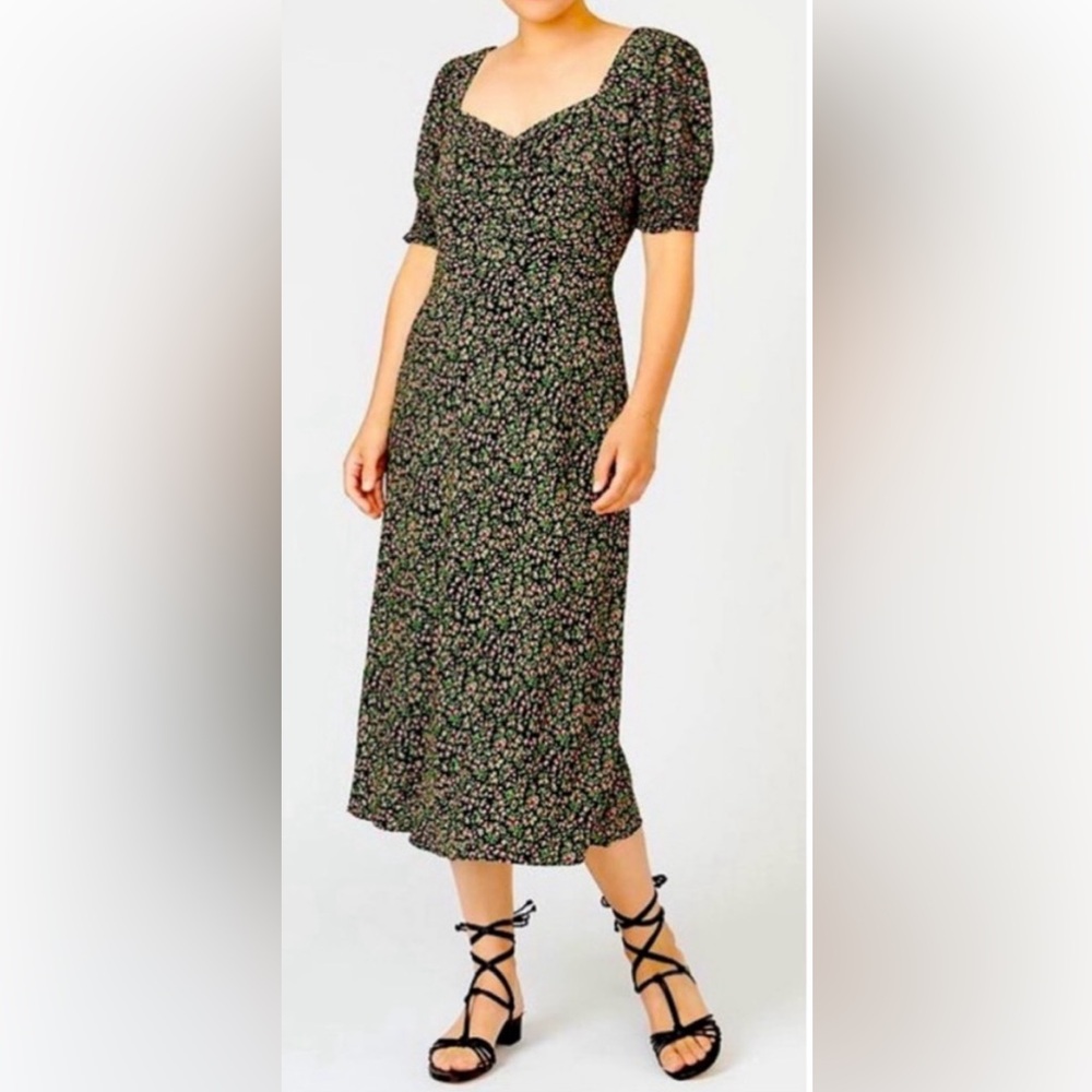 J.Crew Floral Midi Dress